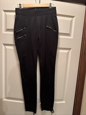Athleta Medium Black Pant cotton/Nylon/Spandex blend
