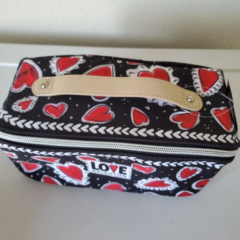 Bolsa cosmética Brighton Hearts a Flutter Joyful Heart 2024 nova com etiqueta - Imagem 4 de 4