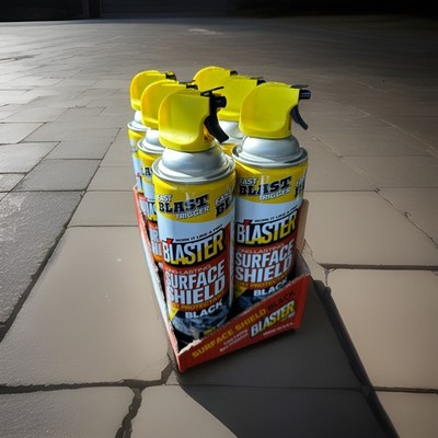 6 pack Surface Shield Black Anti Rust Spray  Long-Lasting Metal & Tool Corrosion