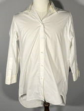 Maison Margiela Women's Size 4 White Button Up Shirt