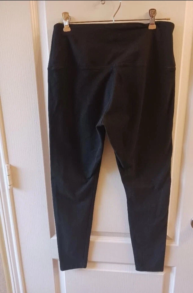 Leggings Lysse para mujer XL negros tiro alto tobillo cómodo cintura tirar en ponte J2Y Foto 2 de 4