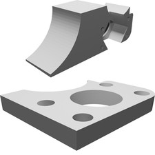 Gewindeeinsatz für Bosch Fräsmaschine POF 500 600 Tischhalterung Lift 3D
