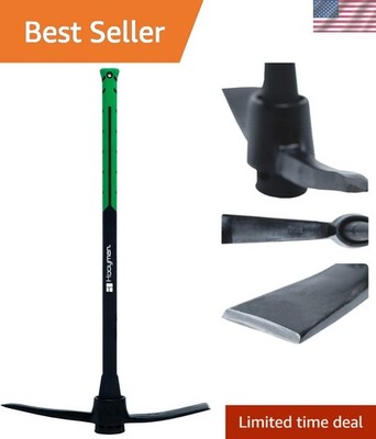 Lightweight Ergonomic Pick Mattock - Perfect for Efficient Gardening & Yard Work