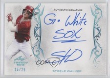 2018 Leaf Trinity Signatures Platinum Spectrum 25/25 Steele Walker Auto 0c2