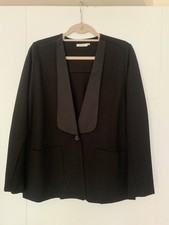 Masai Black Tuxedo Jacket Size M Uk 12
