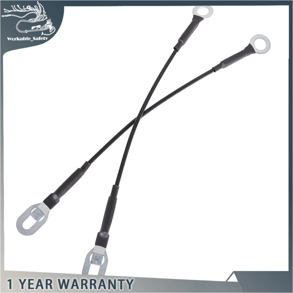 Pair Of Tailgate Cables 19244993 For Chevy GMC C/K 1500 2500 3500 Pickup Truck - Image 4 of 4