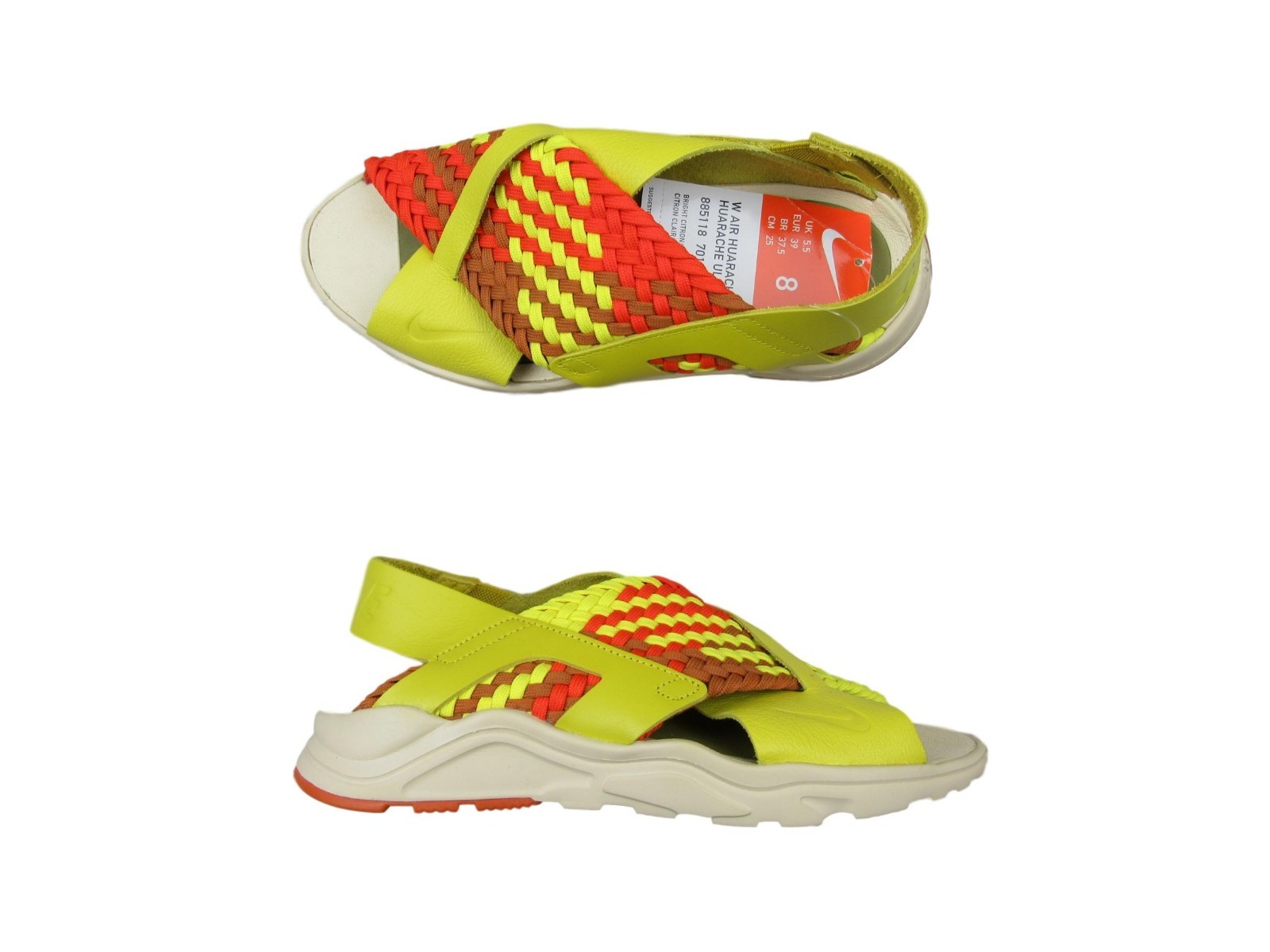 Nike Air Huarache Ultra Womens Sandals Size 8 Bright Citron orange 885118 701 Nike Air Huarache Ultra Womens Sandals Sandals Sandals Size 8 Bright Citron orange 885118 701 382f82