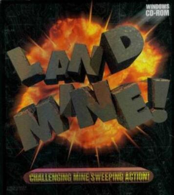 Land Mine! PC CD mines randomly scattered sweeper click squares puzzle bomb game