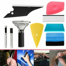 8Pcs Car Window Tint Tools Kit Vinyl Film Tinting Squeegee Scraper Applicator