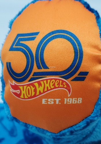 Build A Bear Hot Wheels 50th Anniversary Plush Year Blue Bear Stuffed Toy Animal - Picture 3 of 14