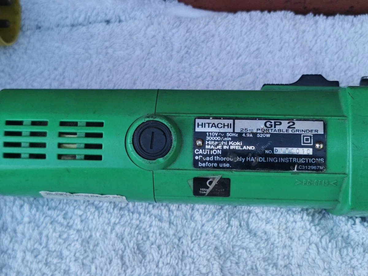 Hitachi pencil grinder outlet