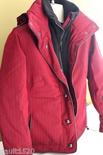 Nwt Nils Ash Underground Red Convertible Hooded Ski Jacket Winter Coat 2 $355