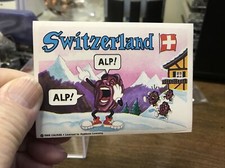 1988 The California Raisins World Tour 1st Series # 21 SWITZERLAND
