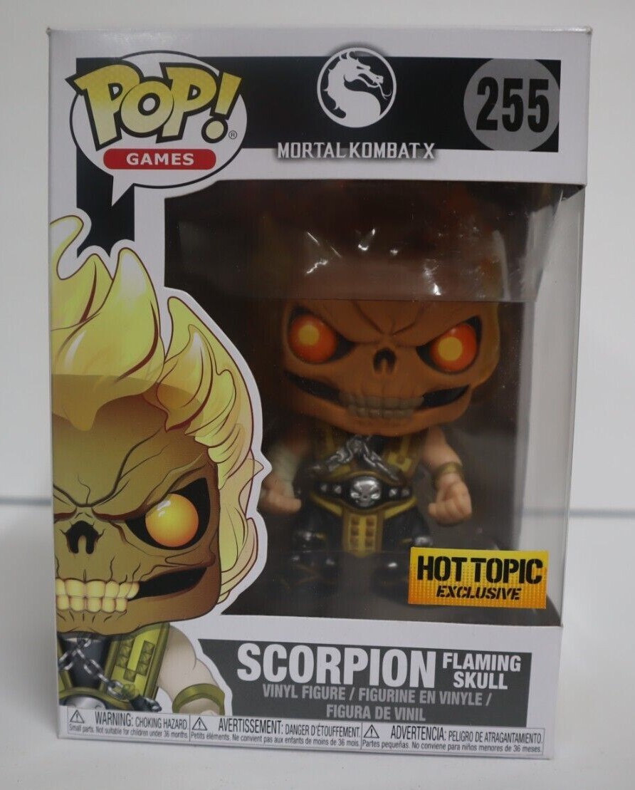 Funko pop スコーピオン スカルヘッド ホットトピック限定 s