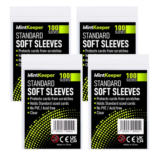 MintKeeper Soft Sleeves Standard Penny Trading Card Sleeves Pokemon/MTG (400)