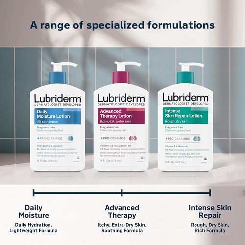 Advanced Therapy Fragrance-Free Lotion Pack of 3, Intense Hydration 72 fl. oz - Picture 8 of 11