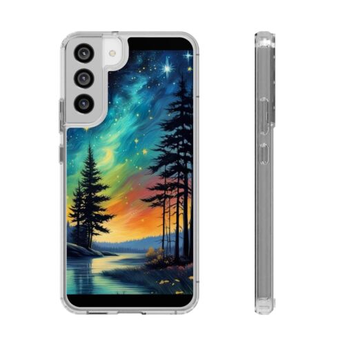 Starry Night Style Forest Art Iphone, Samsung case - Picture 98 of 103