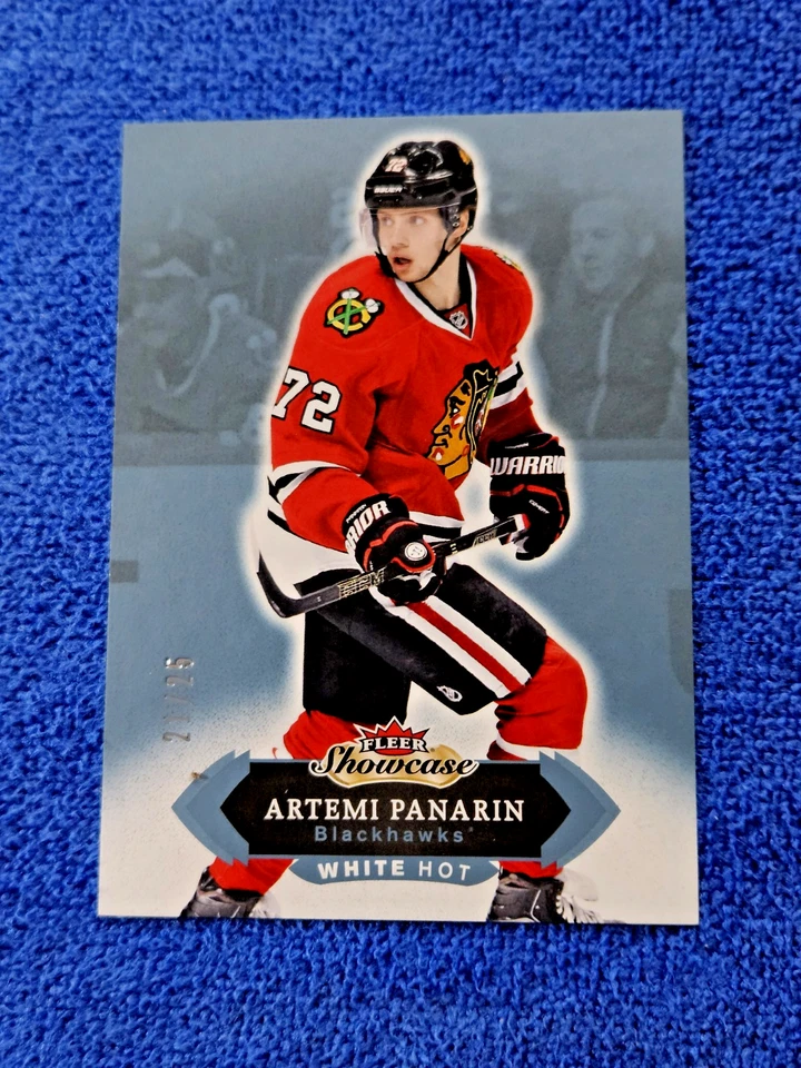2016-17 Upper Deck Fleer Showcase White Hot /25 Artemi Panarin #97 SSP MINT - Image 3 of 4