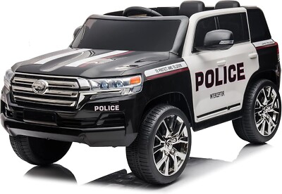 Kids Electric Ride on Police Car 12V Battery Powered SUV Truck w/ Remote Control