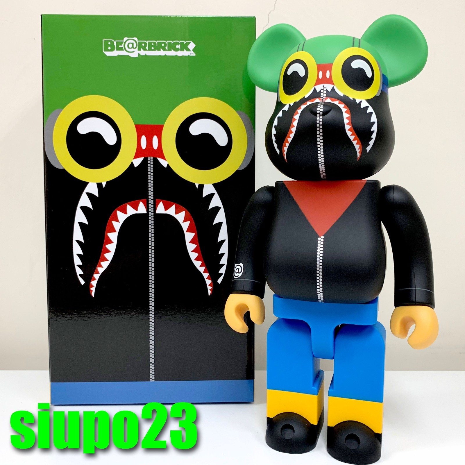 Medicom 400% Bearbrick ~ A Bathing Ape BapeXXV Be@rbrick Hebru 