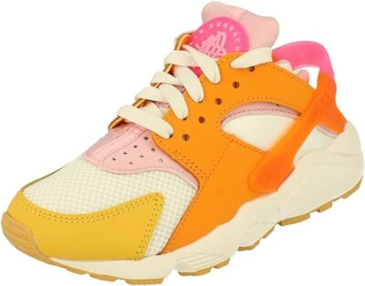 BNIB Womens Nike Air Huarache UK EUR 36 White Orange Pink