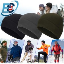 Tactical Beanie Hat Warm Winter Fleece Skull Cap Military Sports Outdoor Unisex
