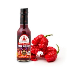 Fire Demon Very hot Chili Sauce, Poppamies, Vegan - Spiciness: 11/10, 150ml