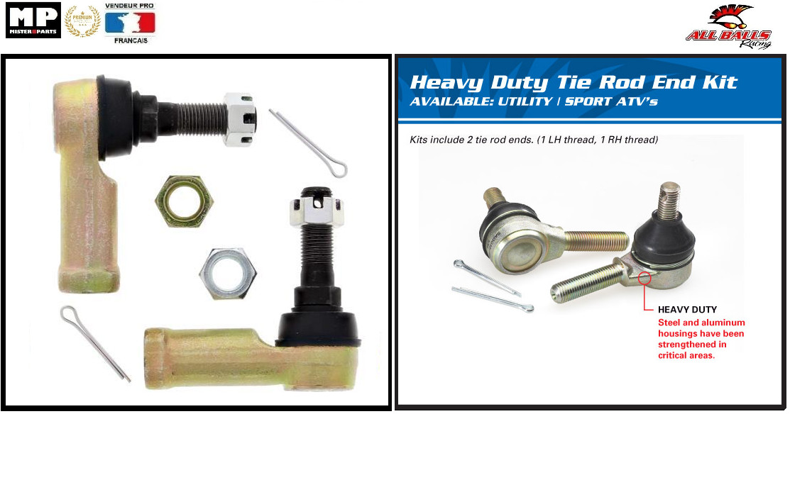 Rotules de direction Can-Am Quest 650 2002-2004 kit de train avant 51-1034