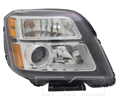 Tyc Right Side Halogen Headlight For Gmc Terrain Black 2016 2017 Models 