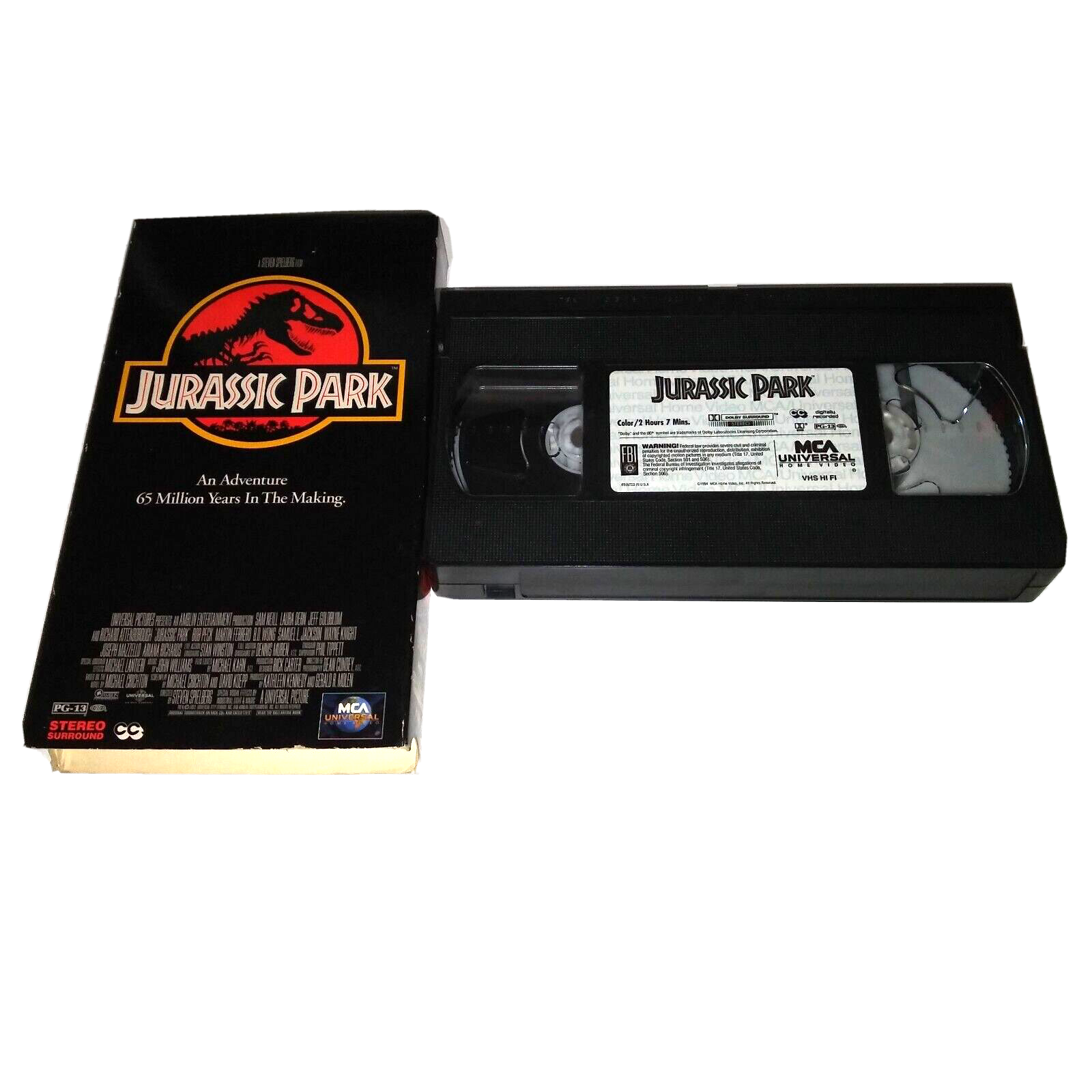 Jurassic Park VHS Video Tape 1993 Steven Spielberg Sam Neill Laura Dern 96898140935 eBay