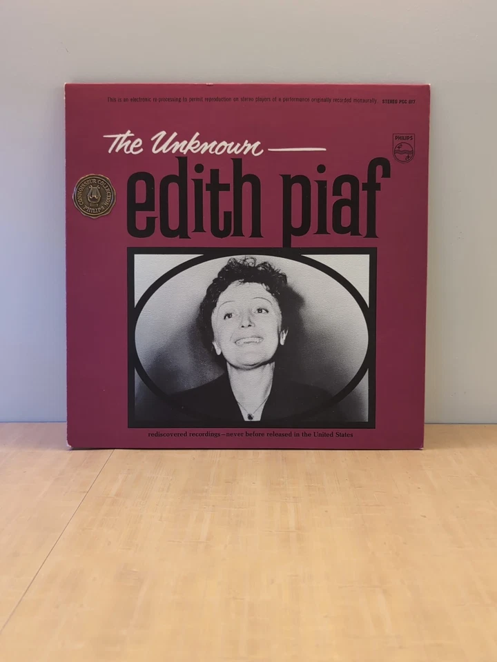 The Unknown Edith Piaf 1965 Stereo LP PCC 617 Ultrasonic Cleaned  - Image 2 of 4