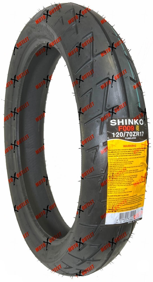 ゼンリン Shinko 009 120/70ZR17 Front Tire Raven 120 70 17 Street Motorcycle