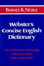 Webster's concise English dictionary  paperback Used - Good