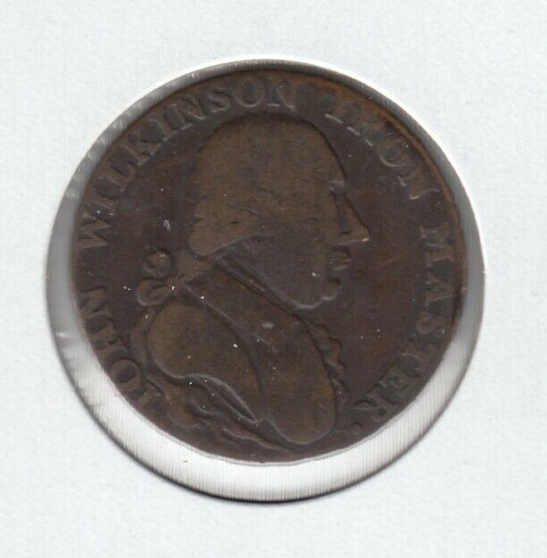 Great Britain John Wilkinson Iron Master NORTH WALES Halfpenny Condor