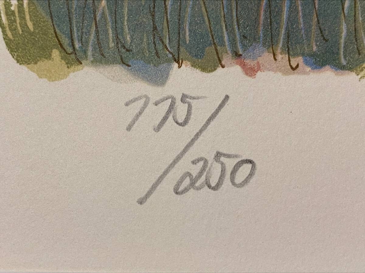 Serge Marjiffe リトグラフ 29/600 Serge Marjisse Original Lithograph Print ED250 Signed Framed