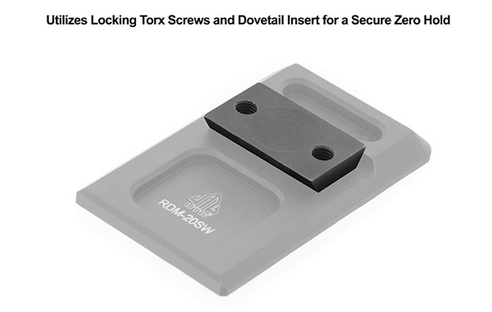 UTG Super Slim RDM20 Mount for S&W M&P Rear Sight Dovetail - RDM-20SW