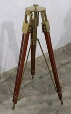 Vintage 63" LARGE Tripod Nautical Theater Stage Industrial Tripod Stand