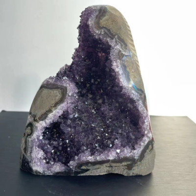 1 Stück Natürlicher Amethyst Kristall Cluster Quarz Rohkristalle Heilstein Erz Bergmann