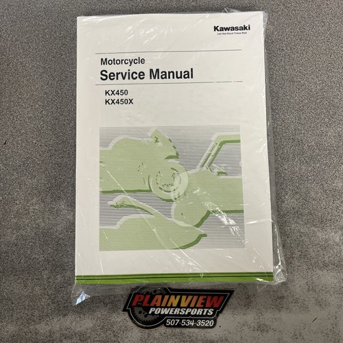 Kawasaki OEM Genuine Service Manual for 2024 2025 KX450 KX450X 99830-0153-04/-05