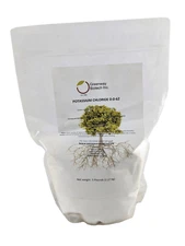 Potassium Chloride 0-0-62 Muriate of Potash Water Soluble Fertilizer 5 Pounds 