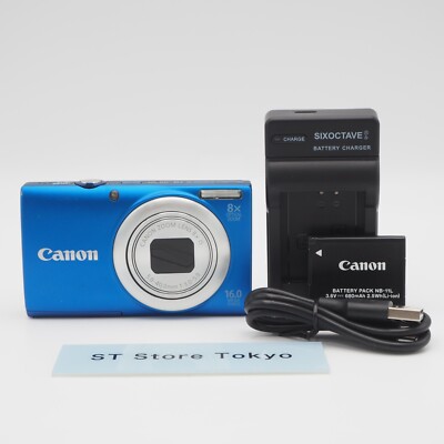 Mint] Canon PowerShot A4000 IS HD 16.0MP Digital Camera Blue w