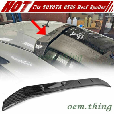 Carbon Fiber V Type Roof Spoiler Wing Fit FOR TOYOTA GT86 FRS SUBARU BRZ 2020
