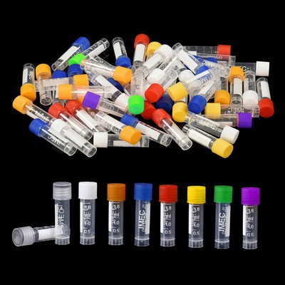 1-10ml Labor Kunststoff Frost Test Tubes Vial Seal Cap, abgestufte Marken