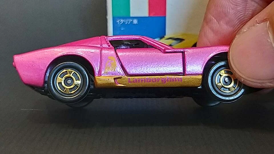 Tomica Lmaborghini Miura SV HECHO EN JAPÓN Nivel Colección ~ 1/62 Foto 4 de 4