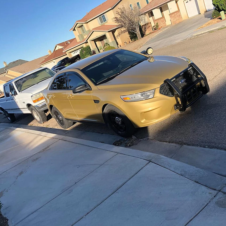 For 2010-2018 Ford Taurus Tape-on Smoke Window Visor Rain Guards Wind Deflectors - Image 4 of 4