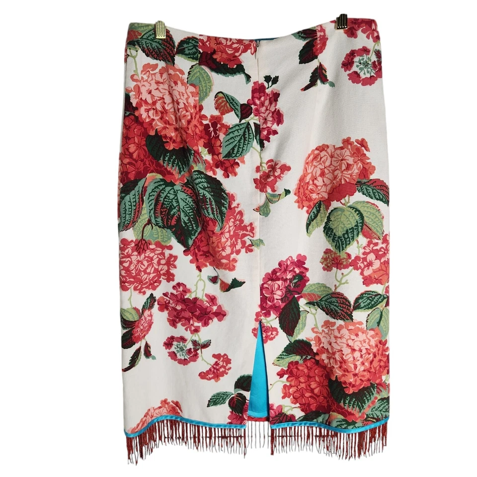 Anthropologie Borla con Cuentas "Falda Hortensia" Extremadamente Rara Talla 10 Foto 3 de 4