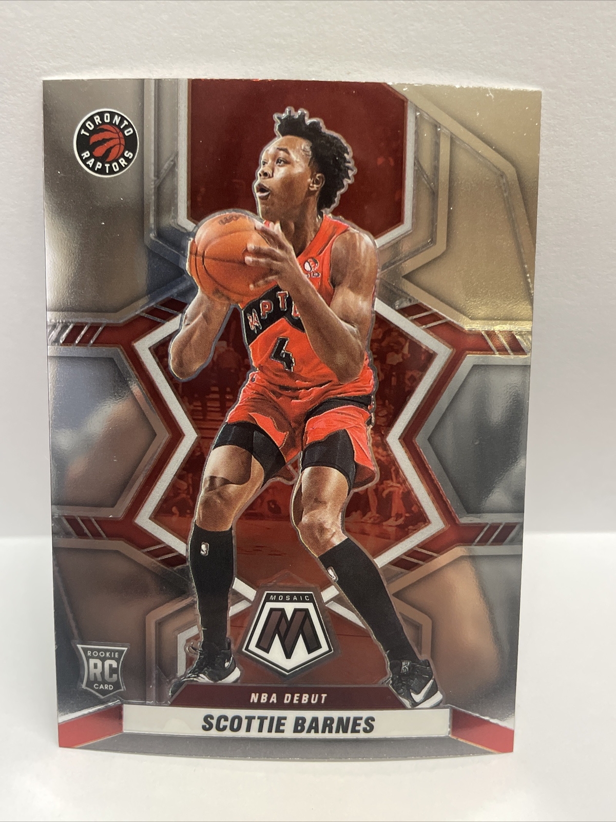 Scottie Barnes Mosaic 21-22 #264 Rookie Card NBA Debut Toronto Raptors