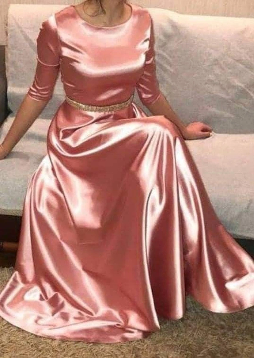 satin gown