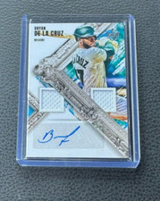 2022 Panini Diamond Kings Bryan De La Cruz Rookie Dual Jersey Auto