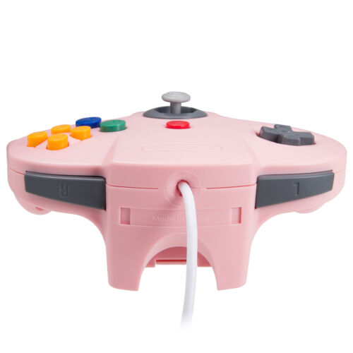 Wired Classic N64 Controller Gamepad Remote Joystick for N64 Console System PINK - Picture 2 of 9